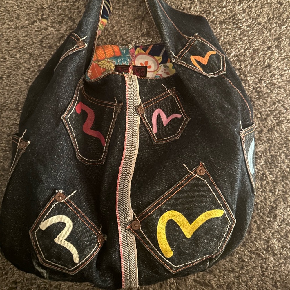 Vintage Evisu Denim bag